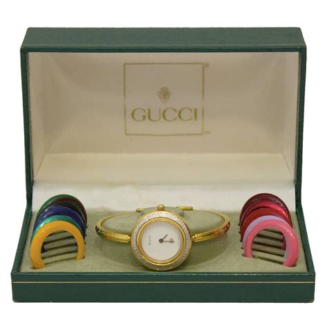 vintage gucci watch set|vintage gucci watch interchangeable.